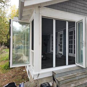 Folding or accordion door walls or Michigan Folding Doors and glass walls are the new and improved door walls for today